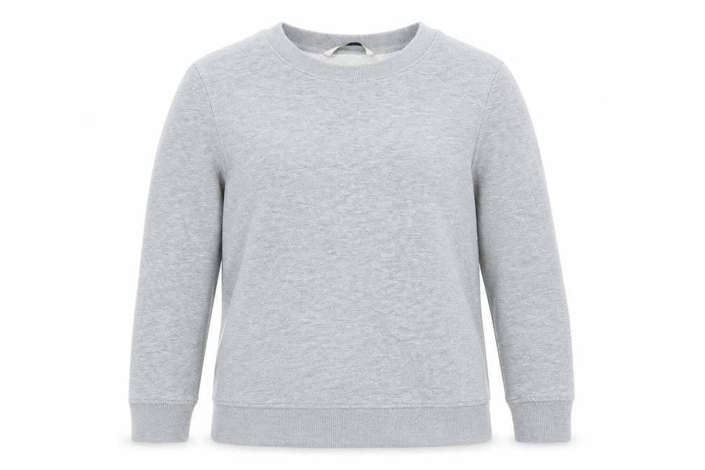 Front view of Tu women’s grey jumper, size UK 10