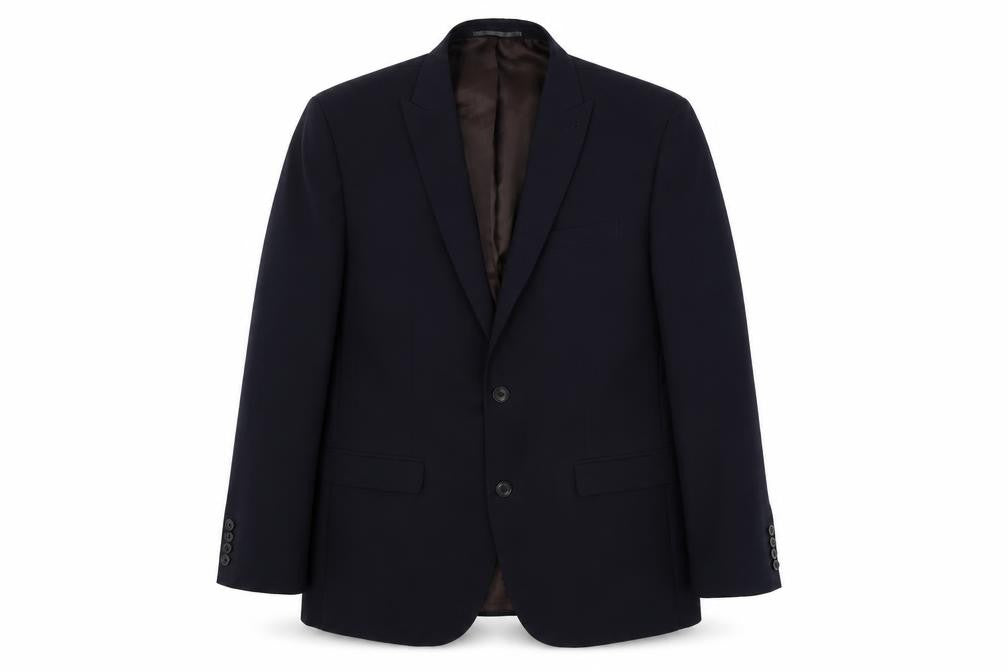 Front view of Next men’s blue jacket blazer, size 40