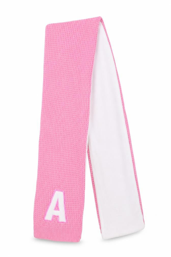 Malalan Girls Pink   Scarf Scarves & Wraps One Size  - Monogrammed A