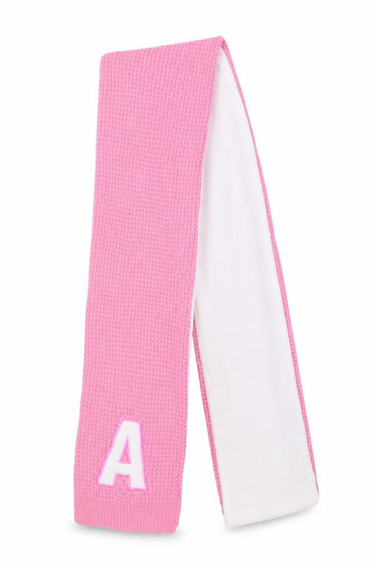 Malalan Girls Pink   Scarf Scarves & Wraps One Size  - Monogrammed A