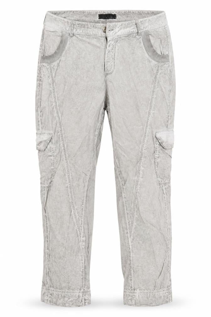CRO Mens Grey   Cargo Trousers Size 38 in L27 in - DISTRESSED
