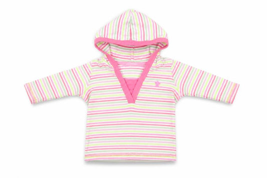 Front view of Next Baby Multicoloured Striped Basic Blouse, size 3-6, Months