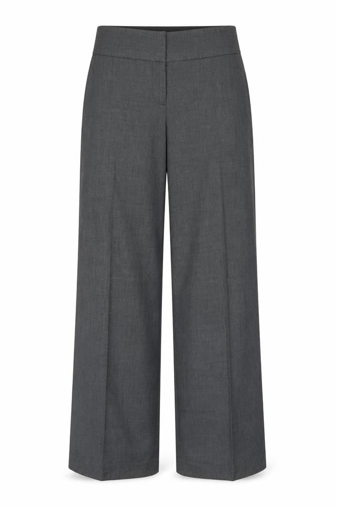 Front view of planet women’s grey trousers, size UK 12, 30-inch leg