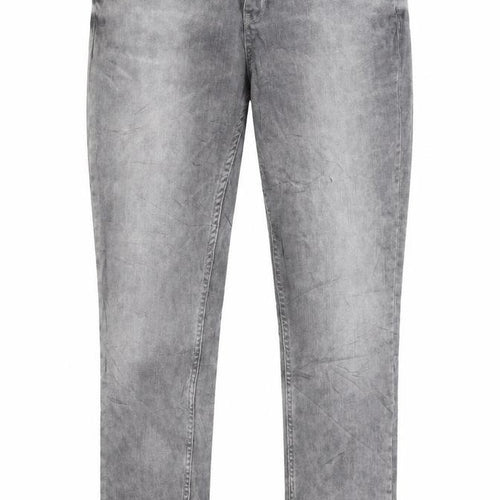 BE YOU Womens Grey   Straight Jeans Size 34 in L29 in