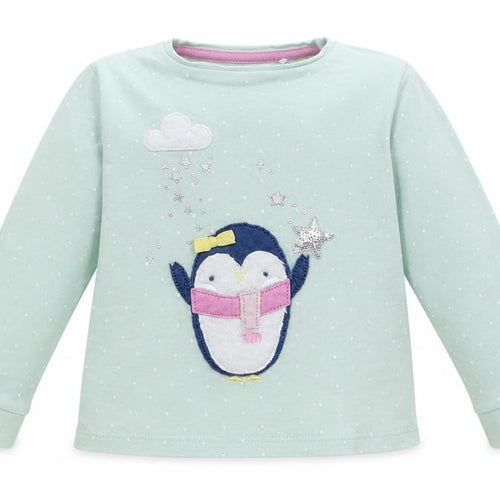 Mini Club Girls Green Geometric  Babydoll Pyjama Top Size 18-24 Months