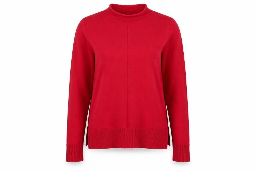 Next Womens Red  Knit Pullover Jumper Size 6