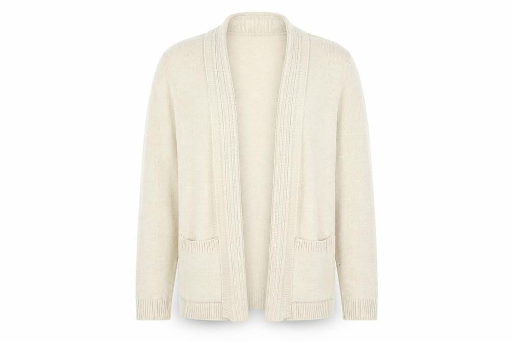 Hand to Hand  Womens Ivory  Knit Cardigan Jumper Size S
