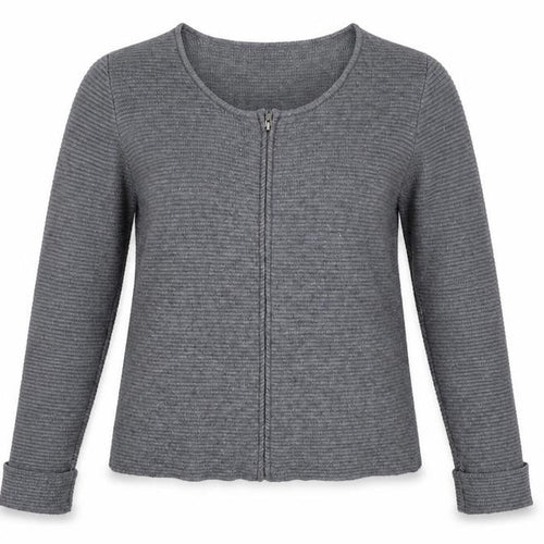 CASAMIA Womens Grey  Knit Cardigan Jumper Size S