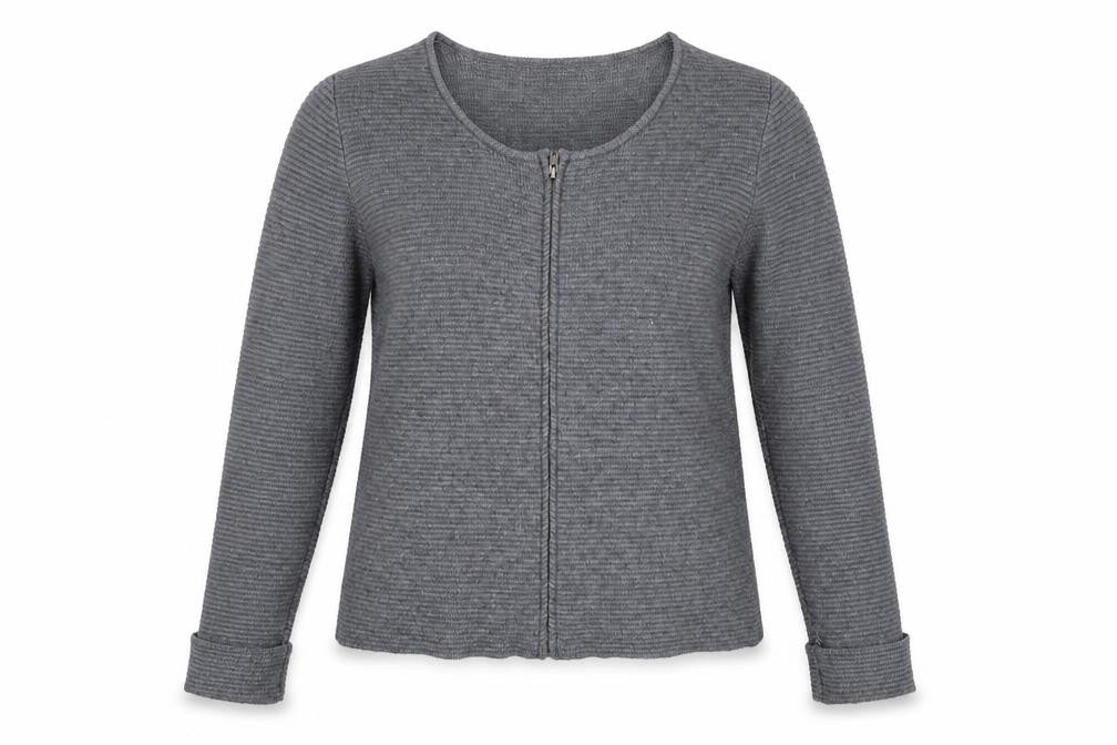 CASAMIA Womens Grey  Knit Cardigan Jumper Size S