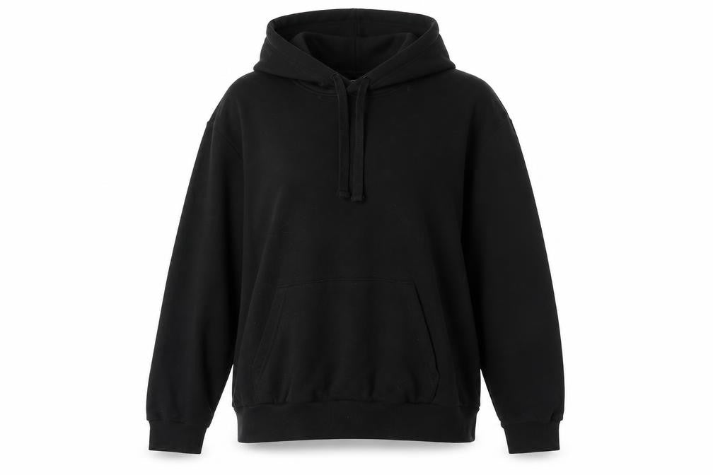 Front view of H&M women’s black jumper, size L
