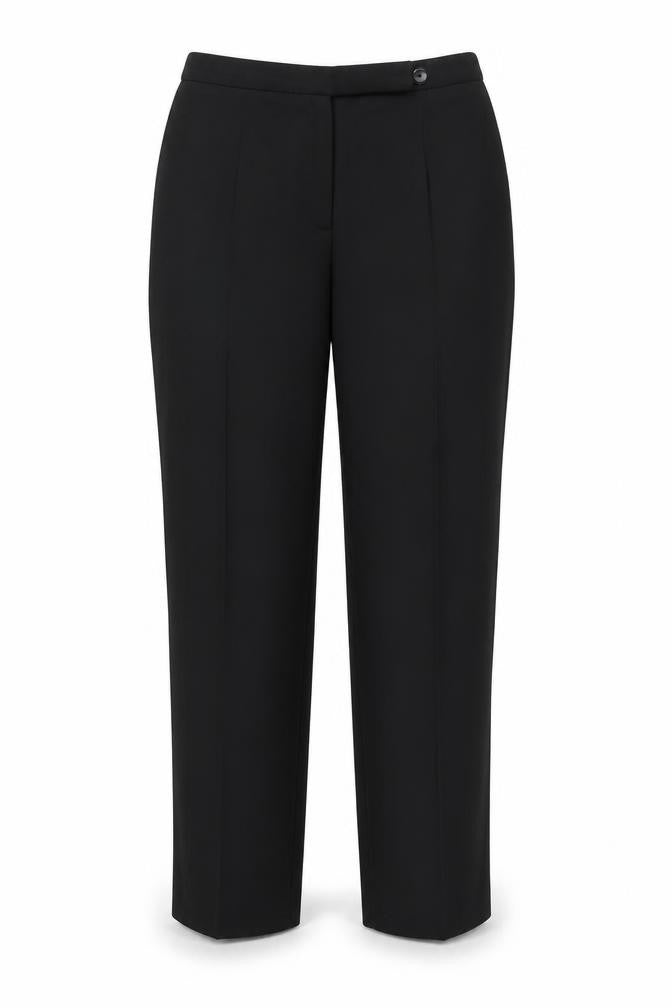 Preworn Womens Black   Trousers  Size 32 in L28 in