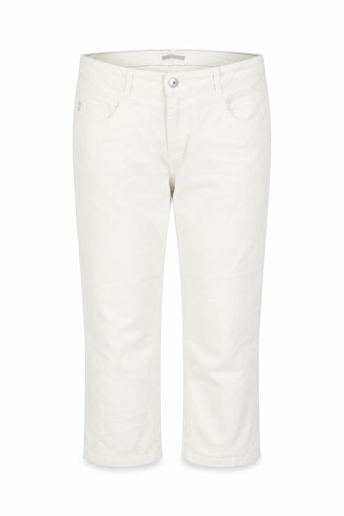 Cecil Womens White   Pedal Pusher Trousers Size 30 in L23 in