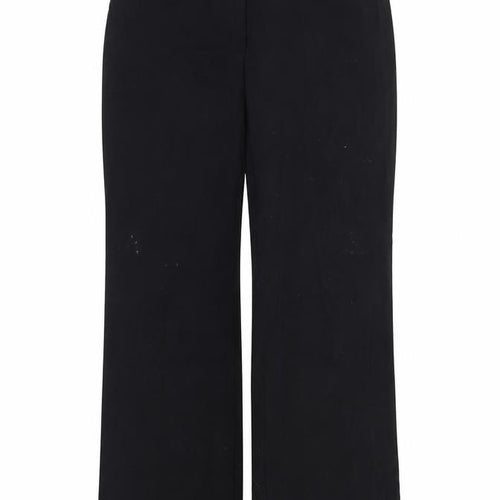 Marks and Spencer Womens Black   Trousers  Size 14 L27 in