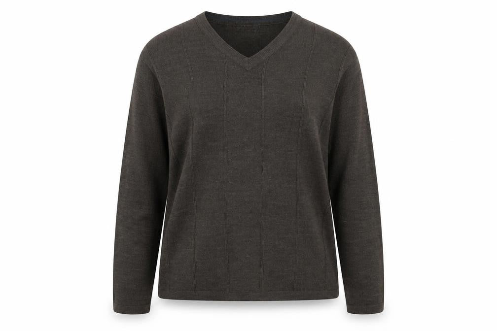 Front view of westrock women’s black jumper, size M