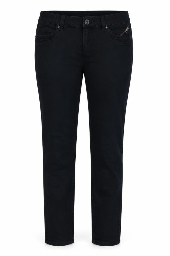 unique denim goods Womens Black  Denim Straight Jeans Size 42 L32 in