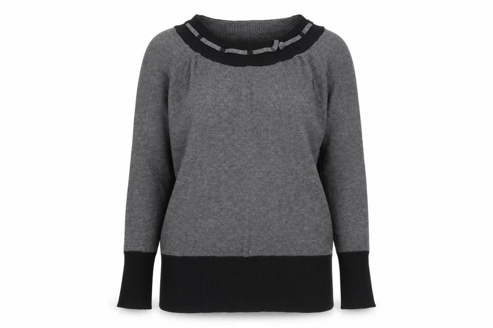 M&Co Womens Grey   Pullover Jumper Size M