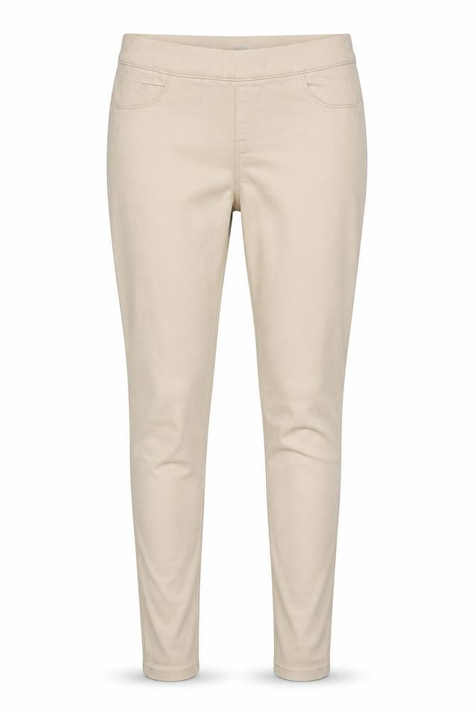 Denim & Co. Womens Beige   Jegging Jeans Size 10 L29 in