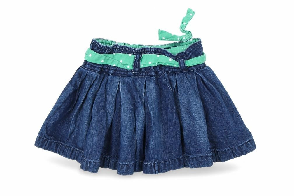 Front view of George boys’ multicoloured mini skirt, size 18-24, months