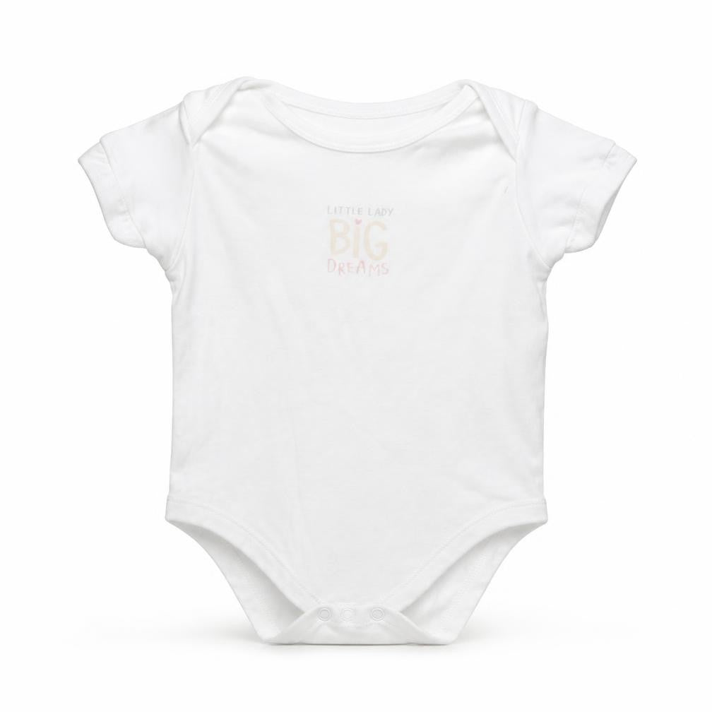 George Baby White   Babygrow One-Piece Size 18-24 Months  - little lady big dreams