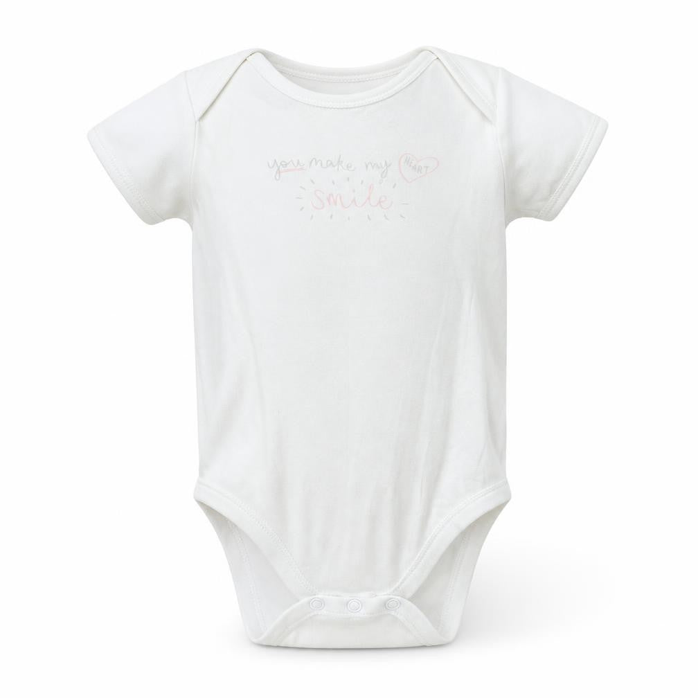 George Baby White   Babygrow One-Piece Size 18-24 Months  - you make my heart smile