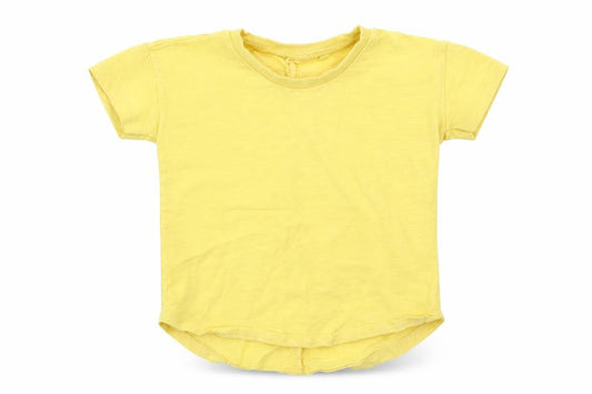 Front view of Next Baby Yellow Basic T-Shirt, size 12-18, Months