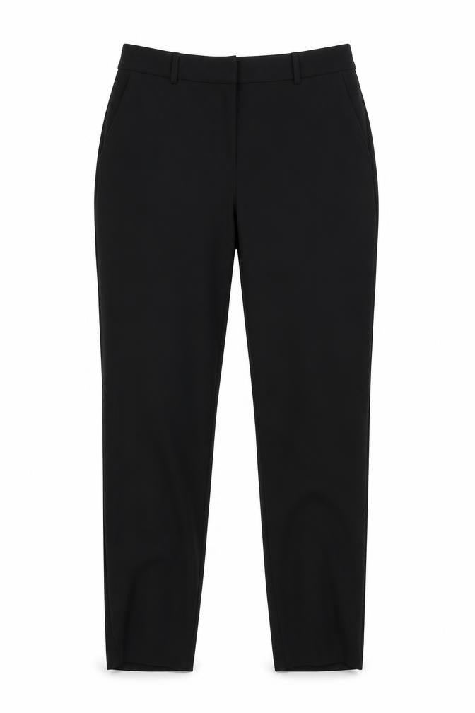 M&S Womens Black   Trousers  Size 12 L27 in