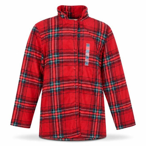 M&S Mens Red Check   Nightshirt Size M