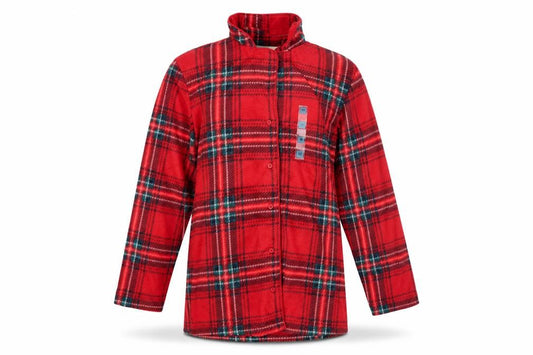 M&S Mens Red Check   Nightshirt Size M