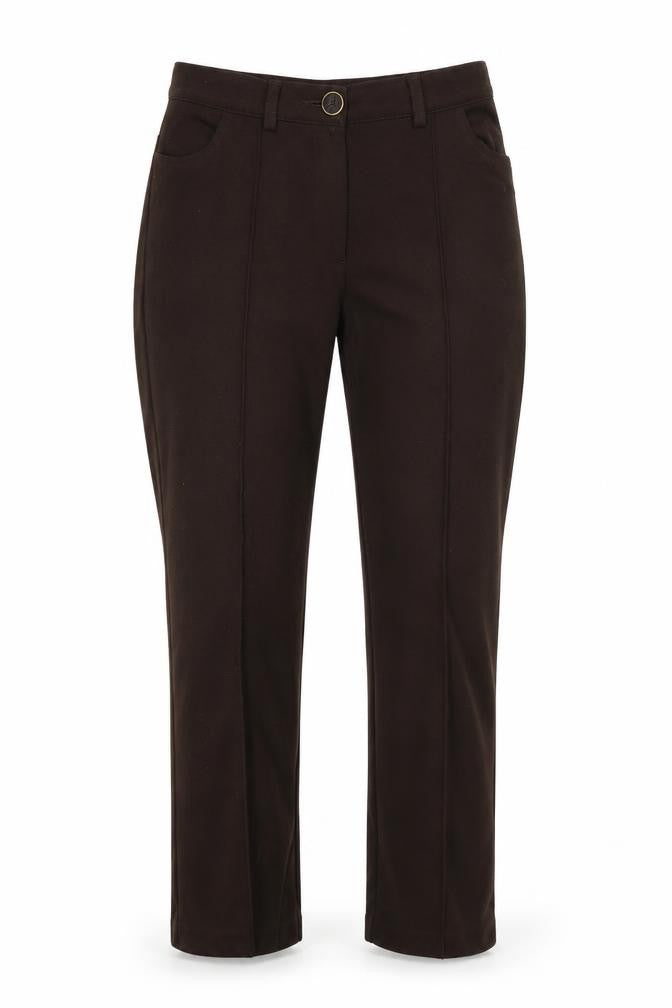 M&S Womens Brown   Trousers  Size 10 L26 in