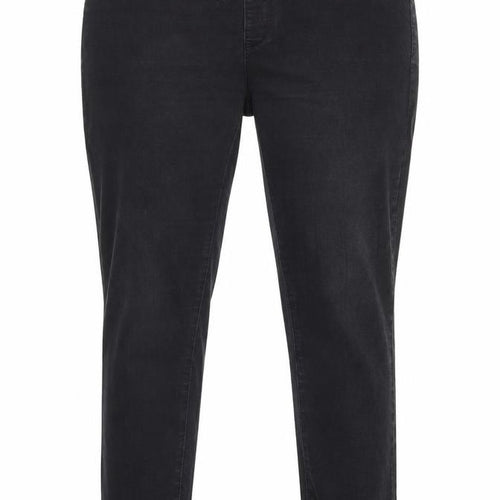 Denim & Co. Womens Black  Denim Straight Jeans Size 14 L24 in