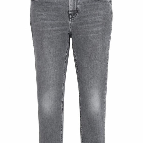 Topshop Womens Grey   Straight Jeans Size S L22 in