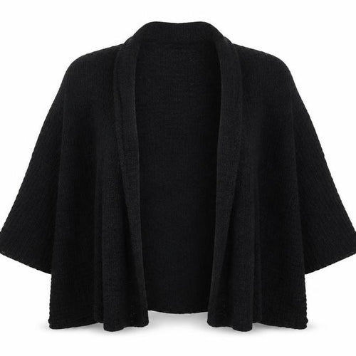 George Womens Black  Knit Cardigan Jumper Size 12  - Waterfall