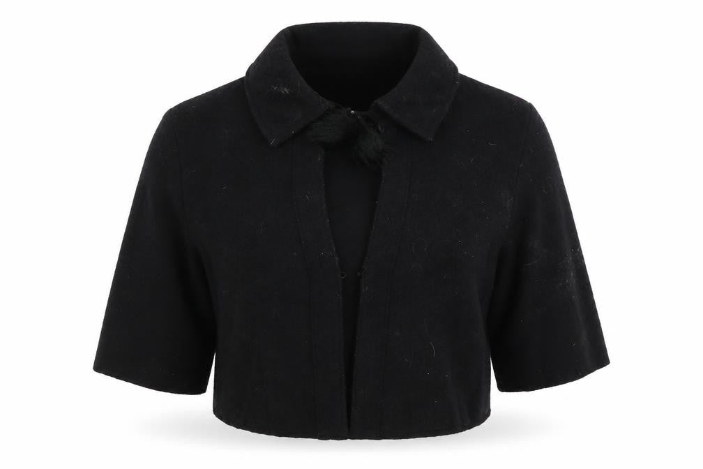 Passport Womens Black  Knit Cardigan Jumper Size 10