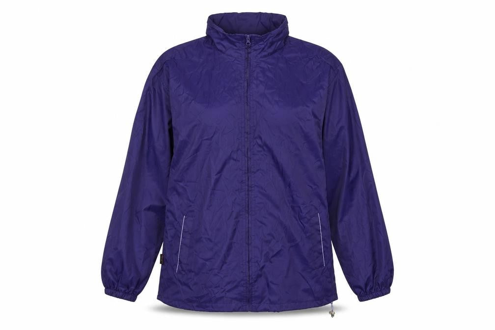 Front view of Granite women’s purple jacket, size M
