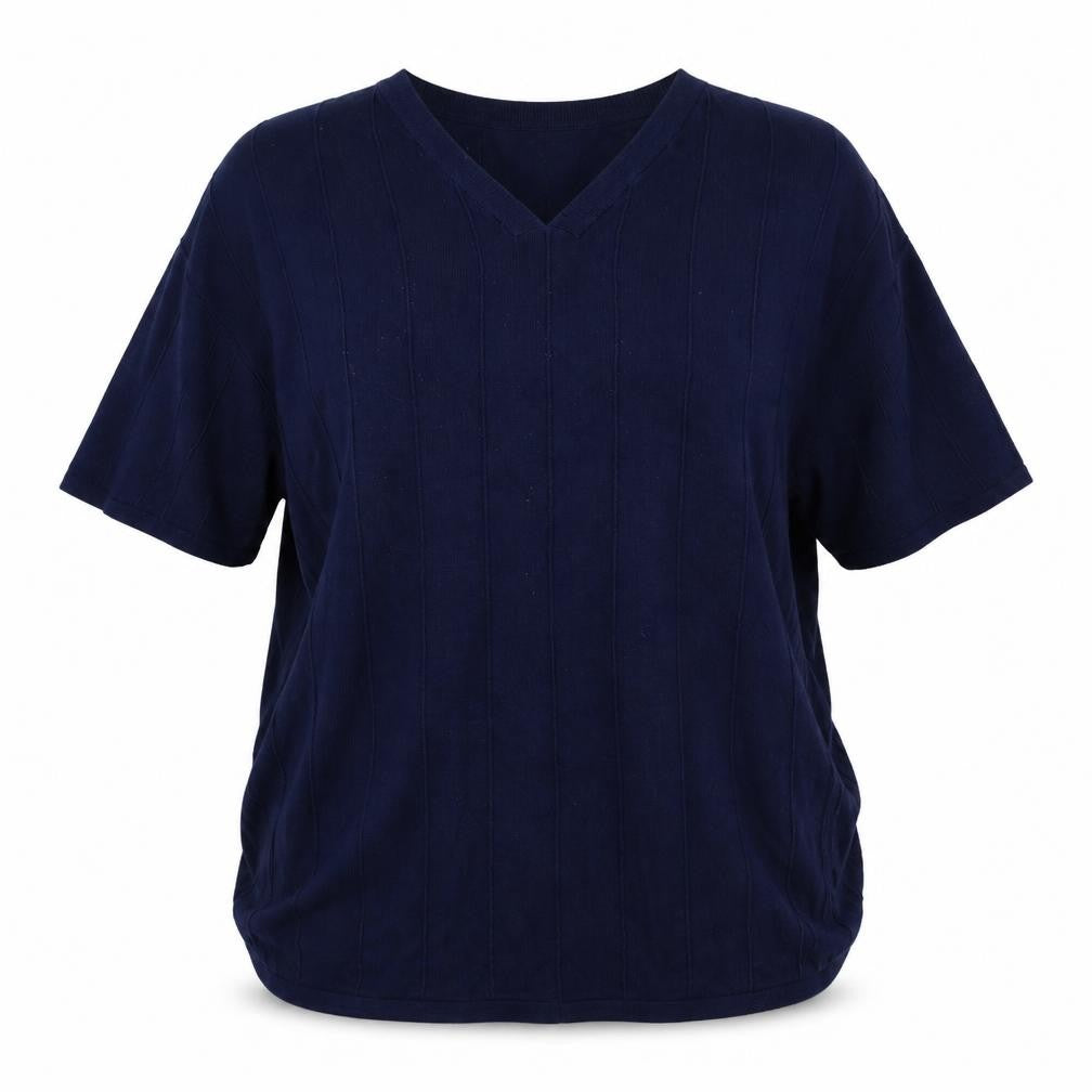 Front view of Tu women’s black knit jumper, size UK 12