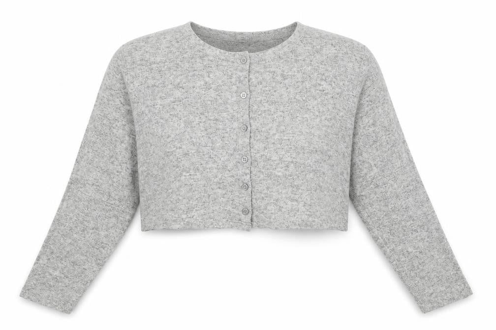 Misspap Womens Grey  Knit Cardigan Jumper Size 10