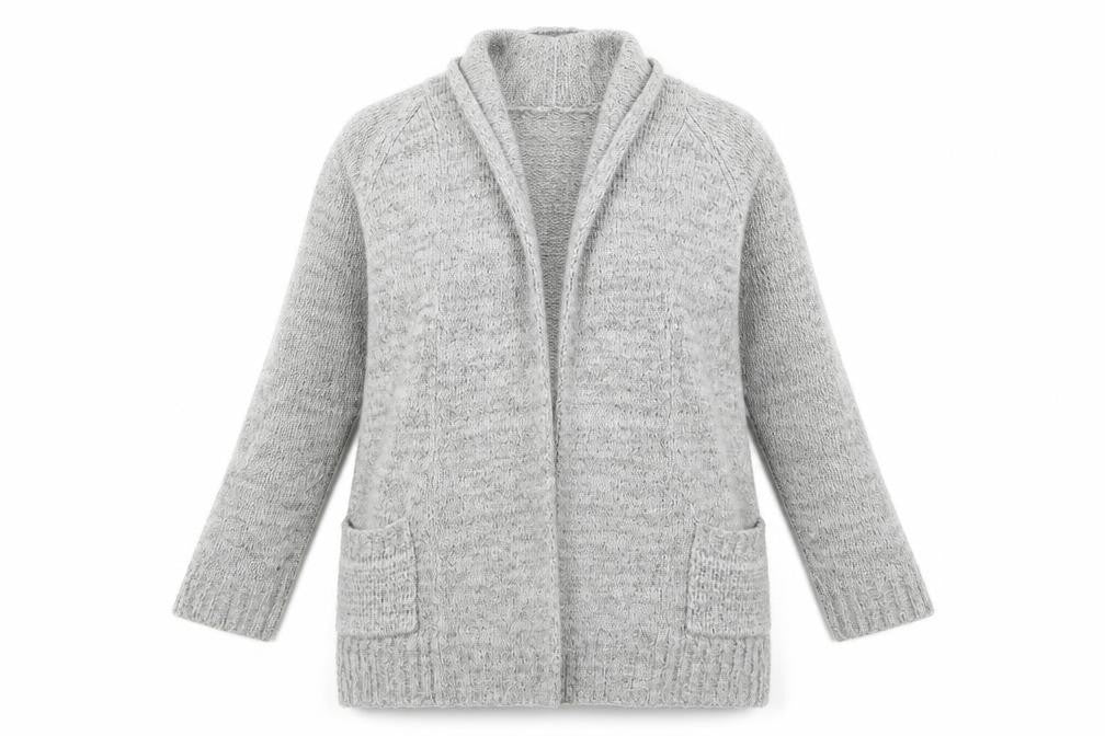 Cherokee Womens Grey  Knit Cardigan Jumper Size 14