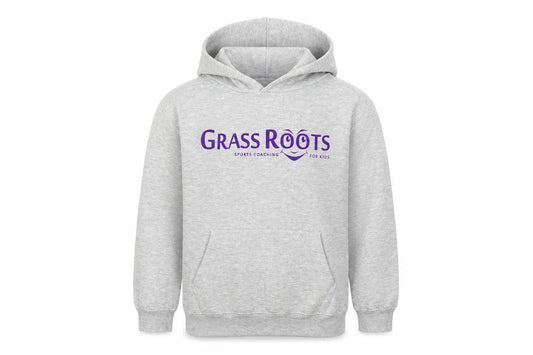Cotton Ridge Girls Grey   Pullover Hoodie Size 9-10 Years  - Grass Roots Sports Coaching