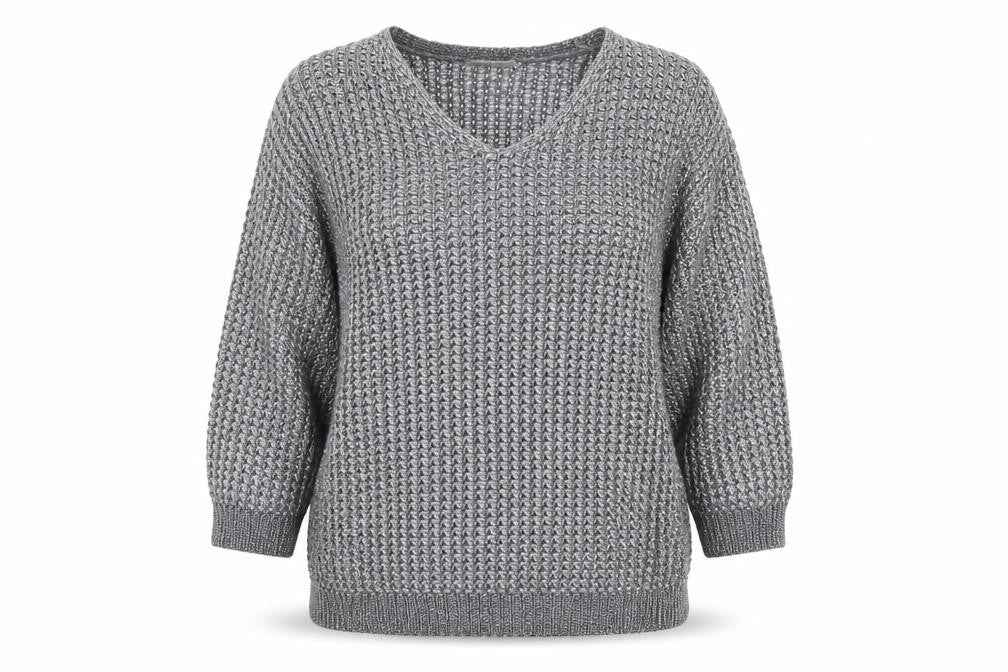 Front view of George women’s silver jumper, size M