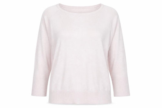 Front view of Next women’s pink jumper, size UK 12