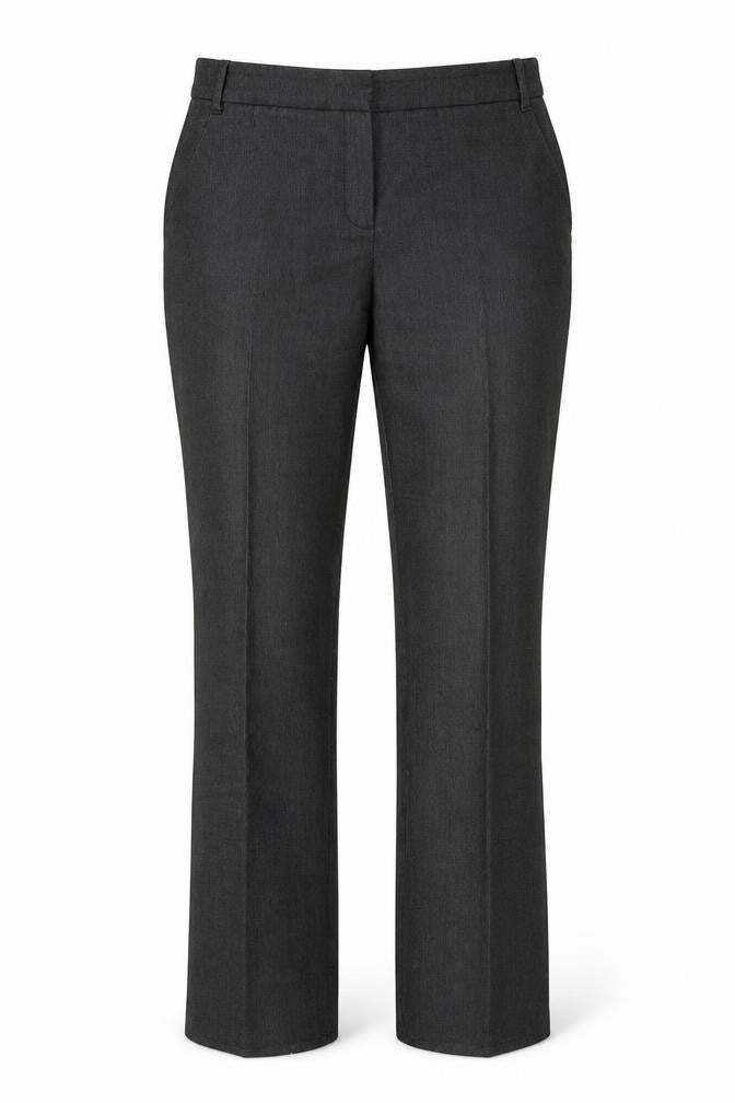 Mango Womens Grey Trousers Size 8 L29 in