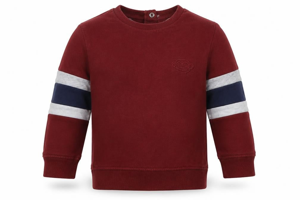 Front view of Mango girls’ purple jumper, size 4-5, years