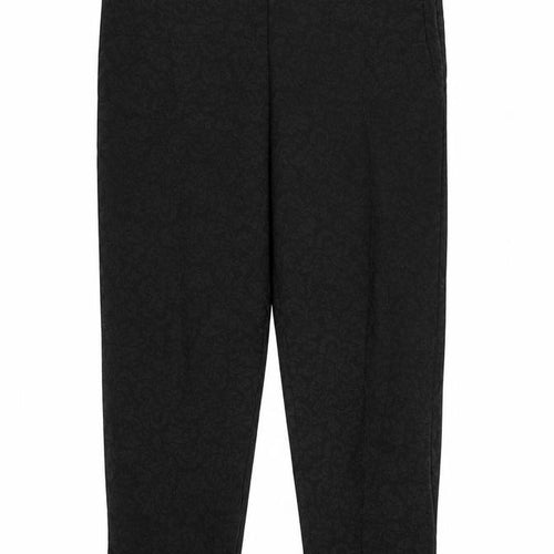 George Womens Black Animal Print  Trousers   L25 in