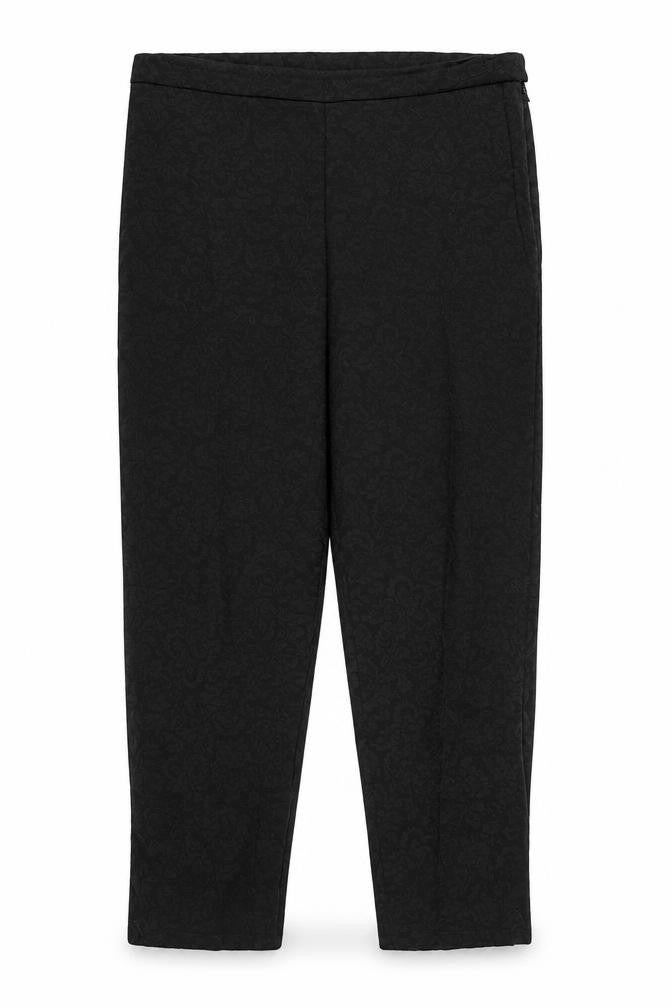 George Womens Black Animal Print  Trousers   L25 in