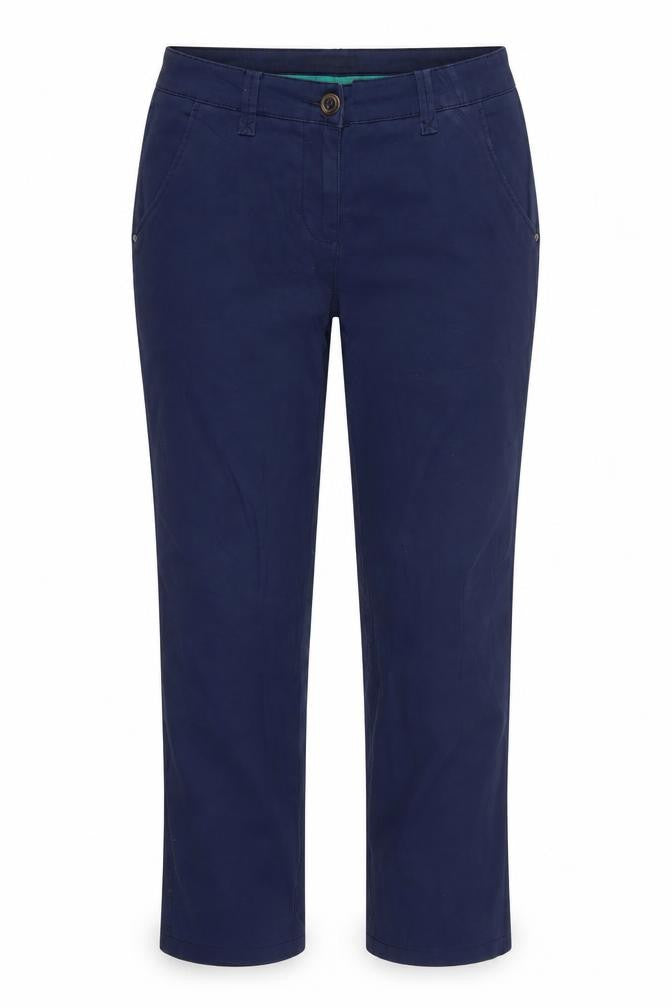 woman Womens Blue   Trousers  Size 10 L26 in
