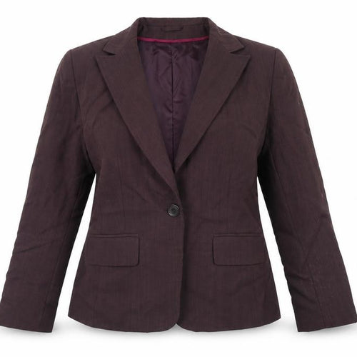 Dorothy Perkins Womens Purple   Jacket Blazer Size 12  - Shoulder Pads