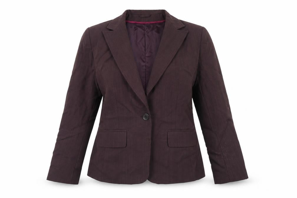 Dorothy Perkins Womens Purple   Jacket Blazer Size 12  - Shoulder Pads