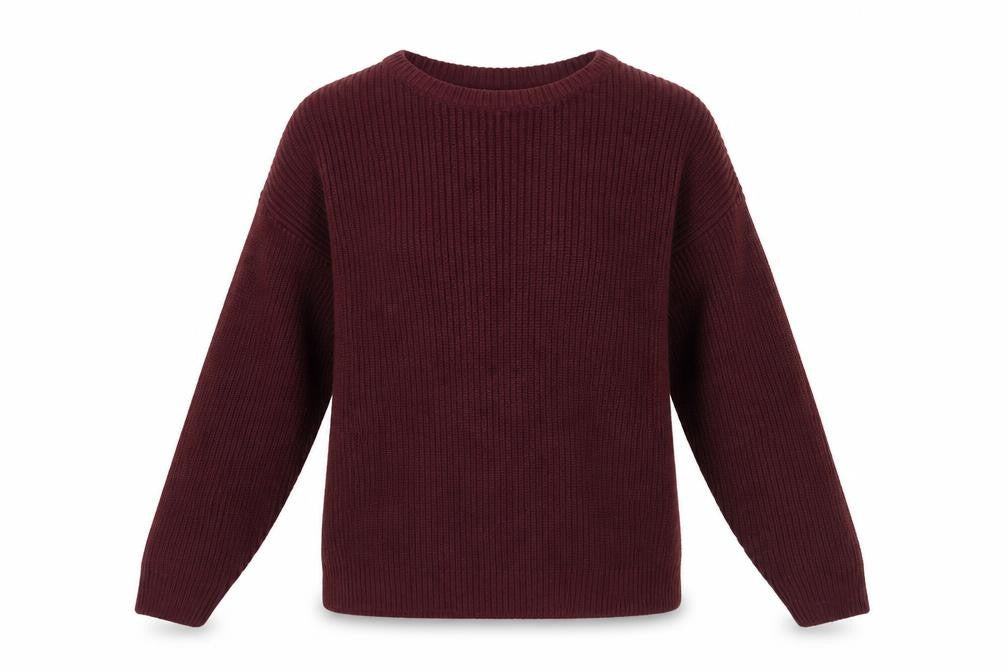 Front view of New Look women’s purple jumper, size S