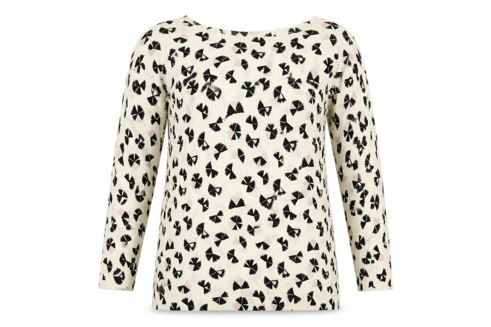 Front view of Fenn Wright Manson women’s ivory basic blouse, size UK 10