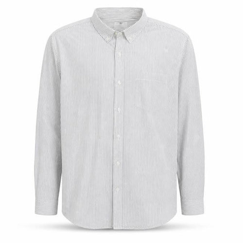 Topman Mens White Striped   Button-Up Size XL
